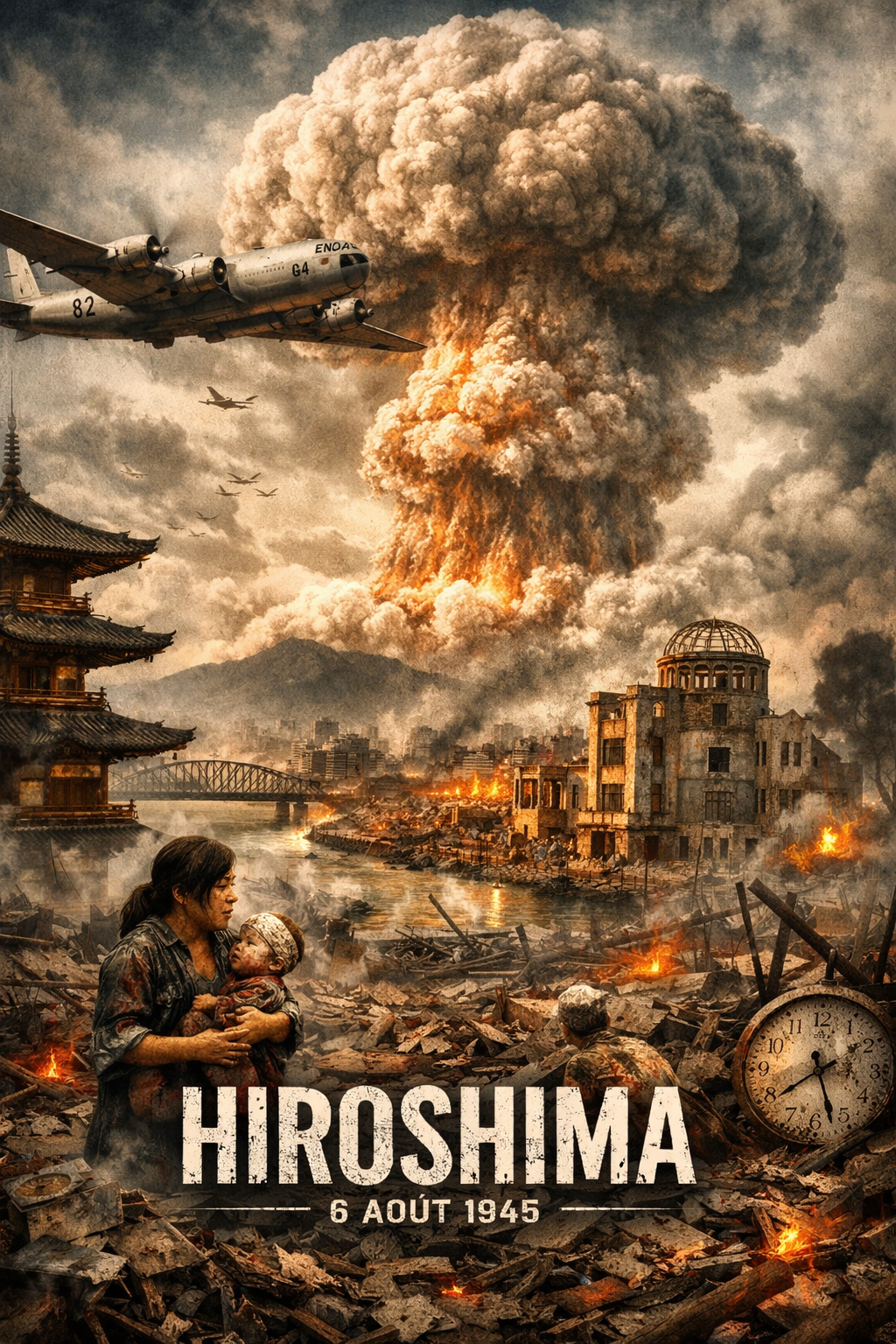 HIROSHIMA : Le jour où l’Occident a montré son vrai visage